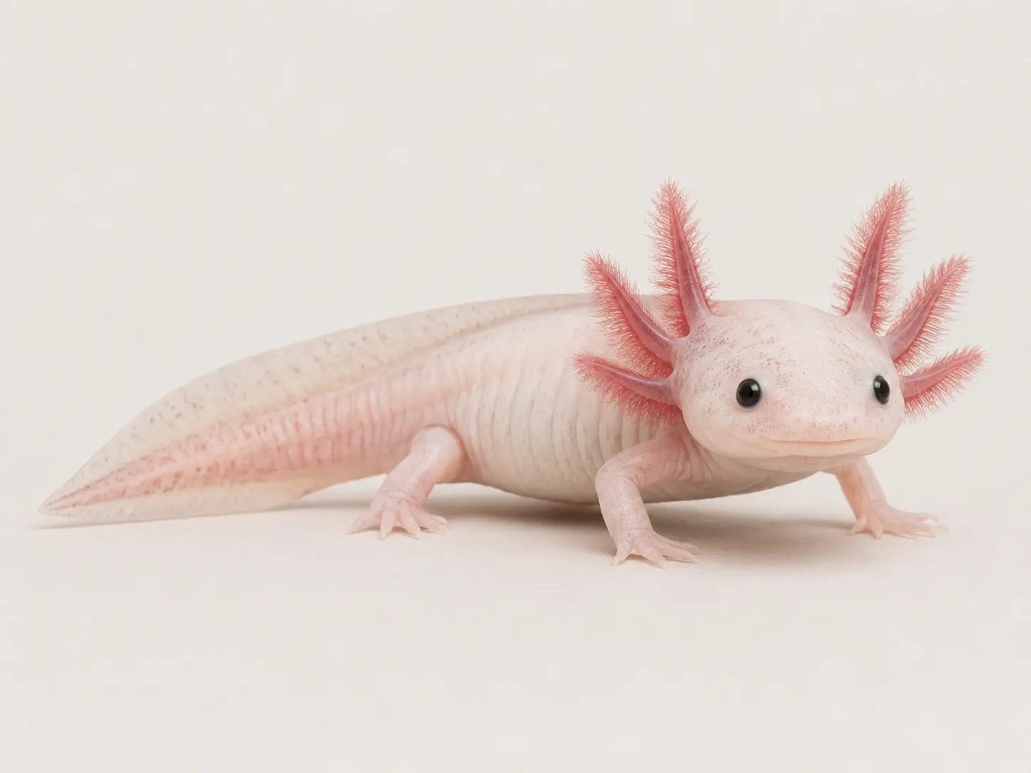 Leucistic Axolotl